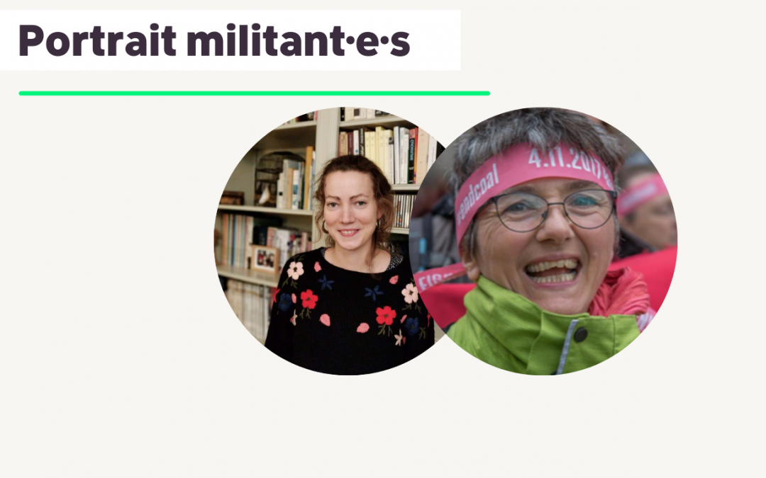Portrait de nos militant·e·s : Rosalie Mogenet et Antoinette Brouyaux